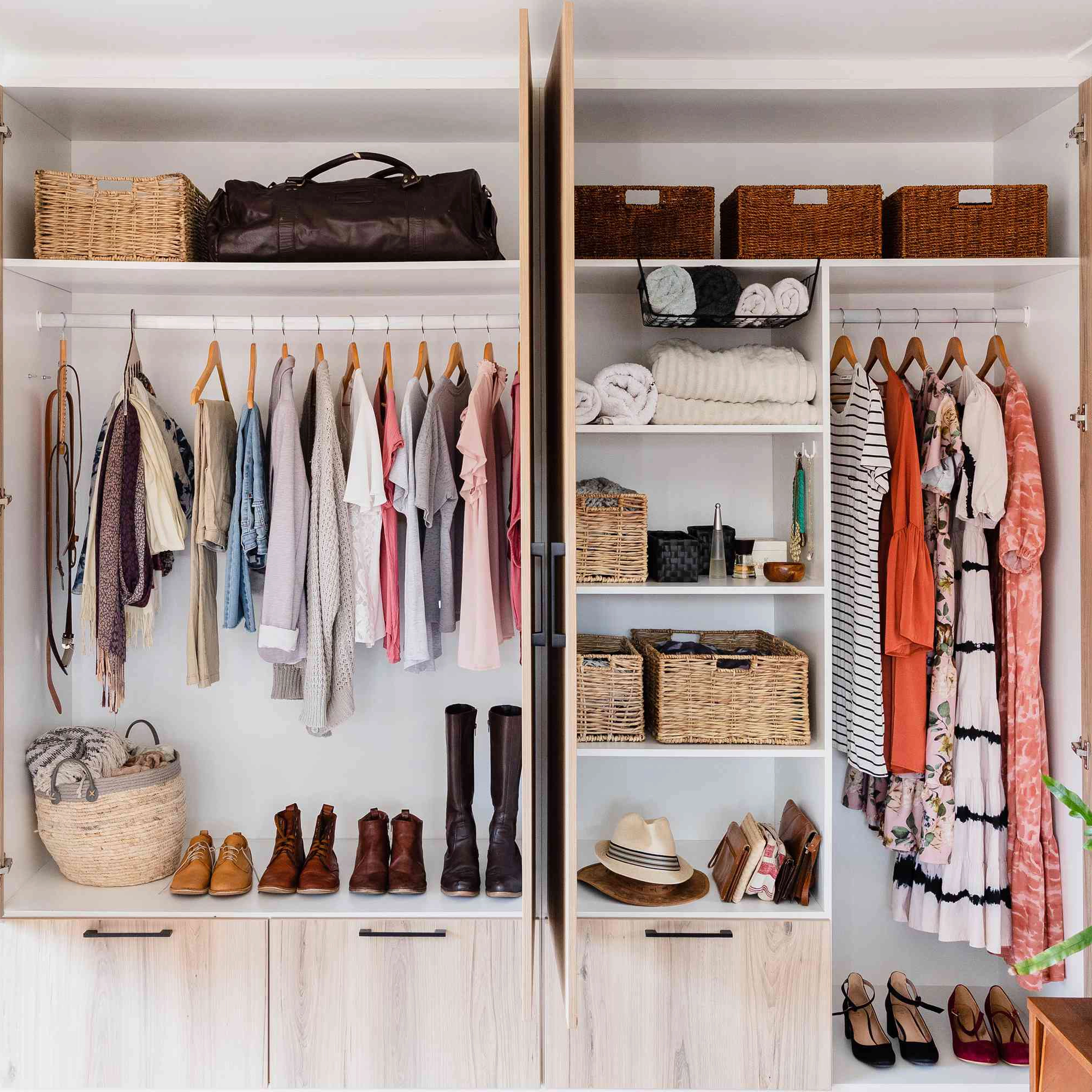 Organized closet